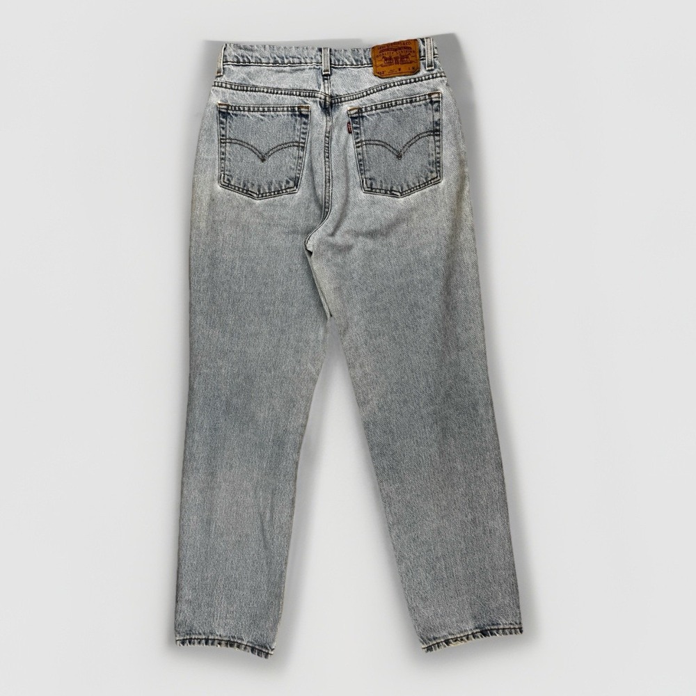 Vintage Levis 512 Jeans Womens 12 Light Wash‎ Grunge Slim Fit Straight Leg 90s